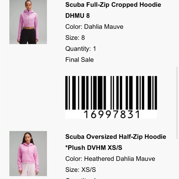 Lululemon Define and Scuba - Picture 3 of 4